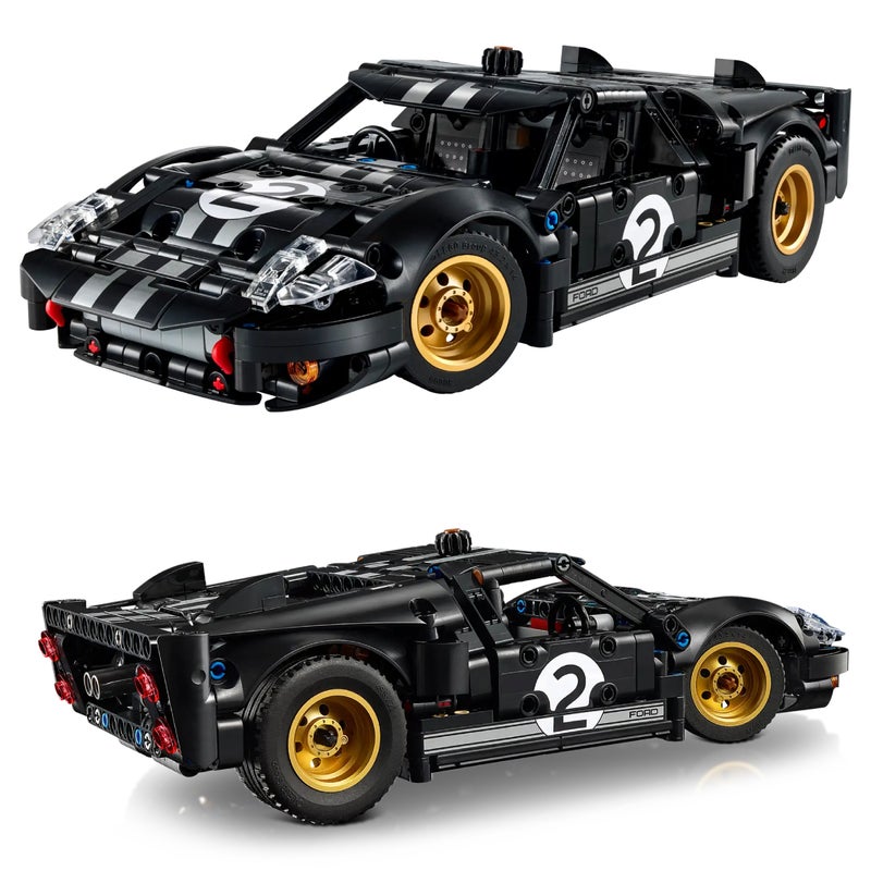 LEGO مجموعة بناء سيارة السباق LEGO Technic 1966 Ford GT40 MKII 42223 (793 قطعة) - Image 2